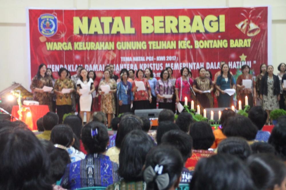 Untuk Ketiga Kalinya, Gunung Telihan Adakan Perayaan Natal Berbagi