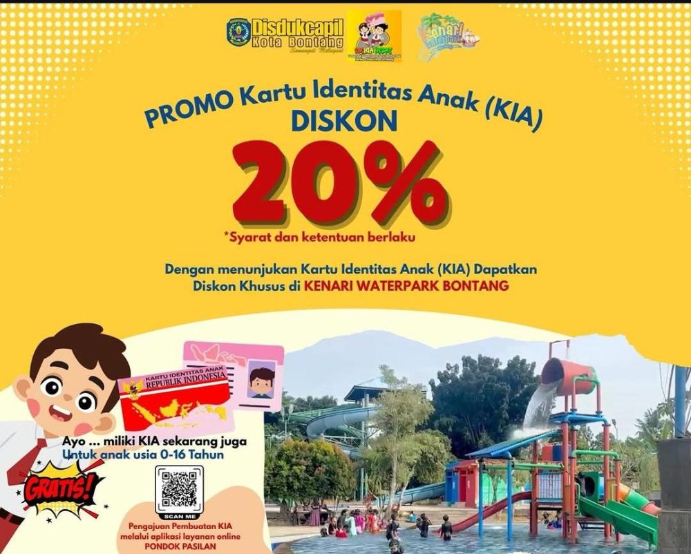 Disdukcapil Bontang Jalin Kerja Sama dengan Kenari Waterpark, Diskon 20 Persen bagi Pemilik KIA