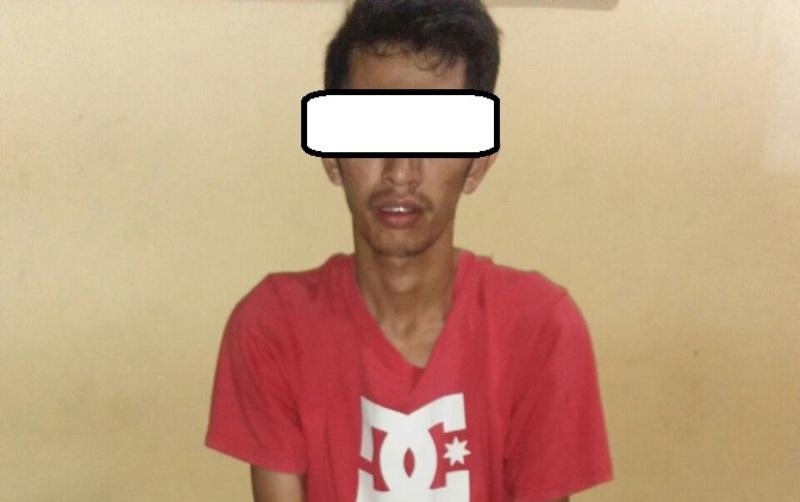 Kantongi Sabu, Pemuda Ini Dikerangkeng Polisi