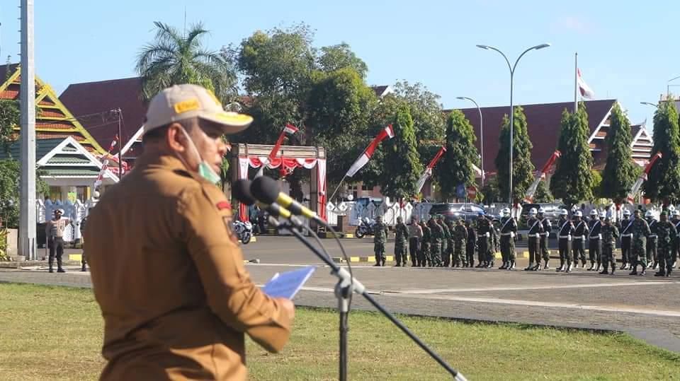 Pimpin Apel Penegakan Protokol Kesehatan Covid-19, Bupati Bone : Tetap Waspada