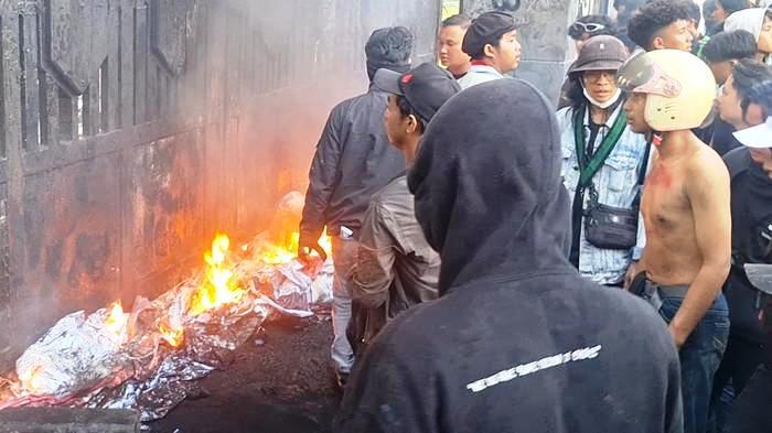 Terduga Pendana Bom Molotov Saat Demo di Samarinda Ditangkap