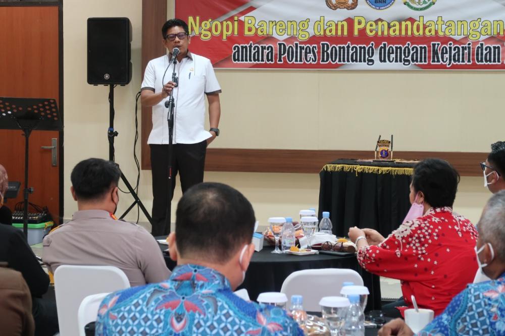 Wali Kota Bontang Apresiasi Sinergitas Tiga Lembagai Ini Dalam Berantas Narkoba