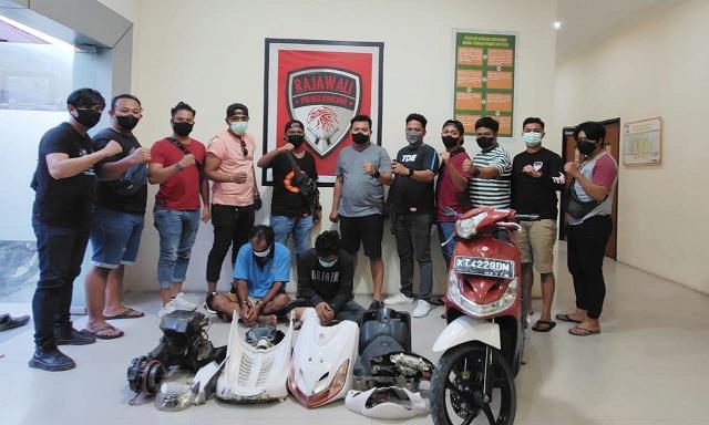 Dua Maling Motor Dibekuk Polisi, Pelaku Ubah Warna Kendaraan