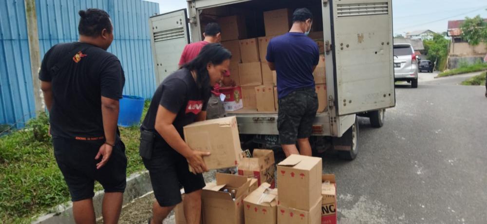 1.118 Botol Miras Dipasok dari Samarinda Gagal Edar di Bontang