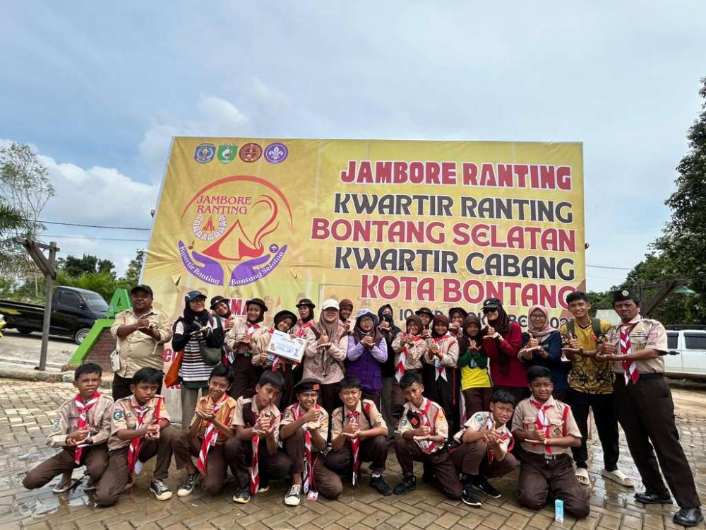 Ikuti Jambore Ranting Kwarran Bontang Selatan, SD Negeri 011 Bonsel Sabet Dua Prestasi