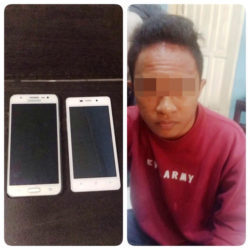 Gila !!! Residivis SF Booking PSK Pakai HP Curian