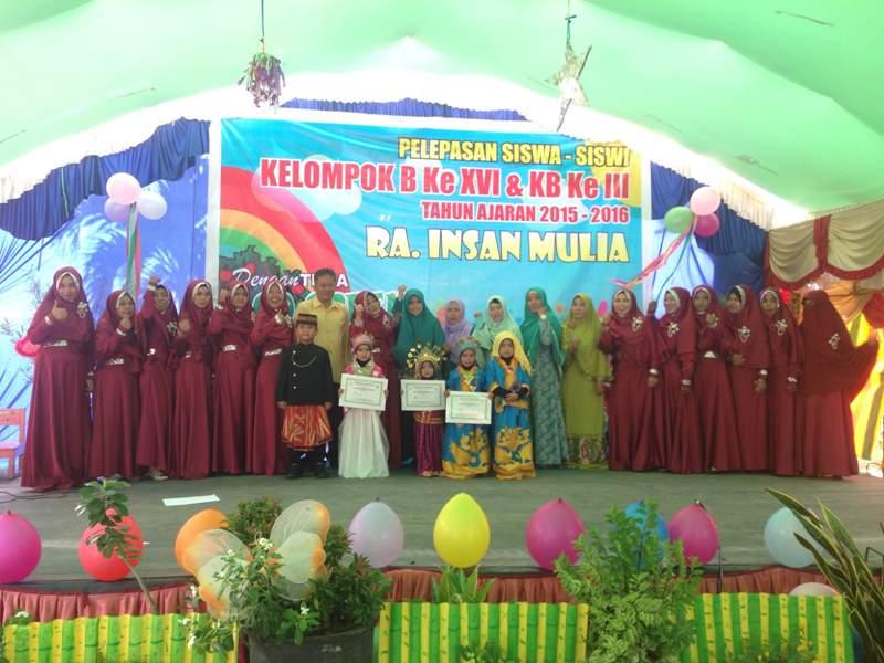 ACARA PELEPASAN SISWA TK RA INSAN MULIA , YUTI : ANAK TK JANGAN HANYA DIAJARI CALISTUNG