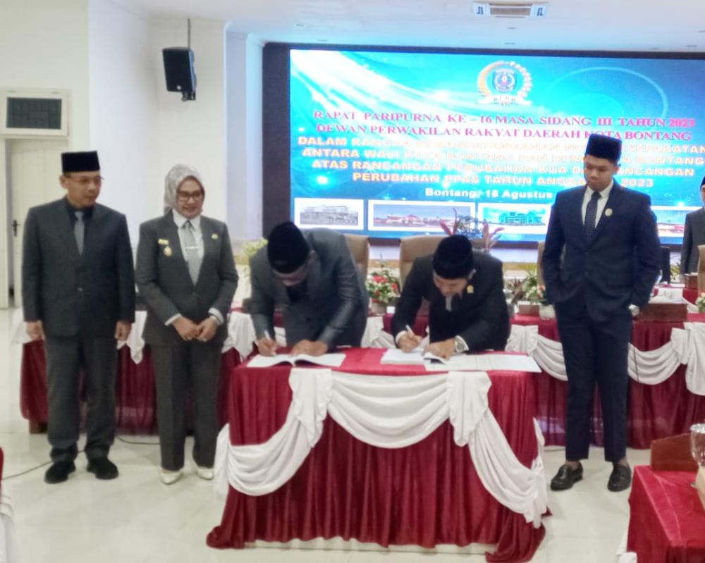 DPRD dan Pemkot Bontang Sepakati KUA PPAS Tahun Anggaran 2023