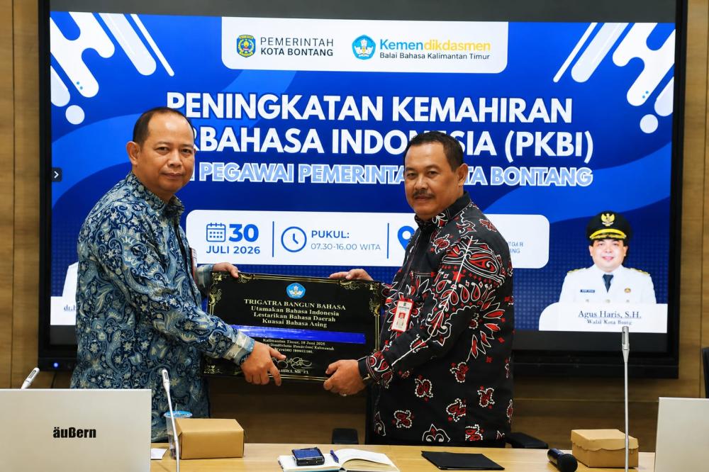 Pemkot Bontang Perkuat Kemahiran Berbahasa Indonesia ASN untuk Tingkatkan Profesionalisme Pelayanan 