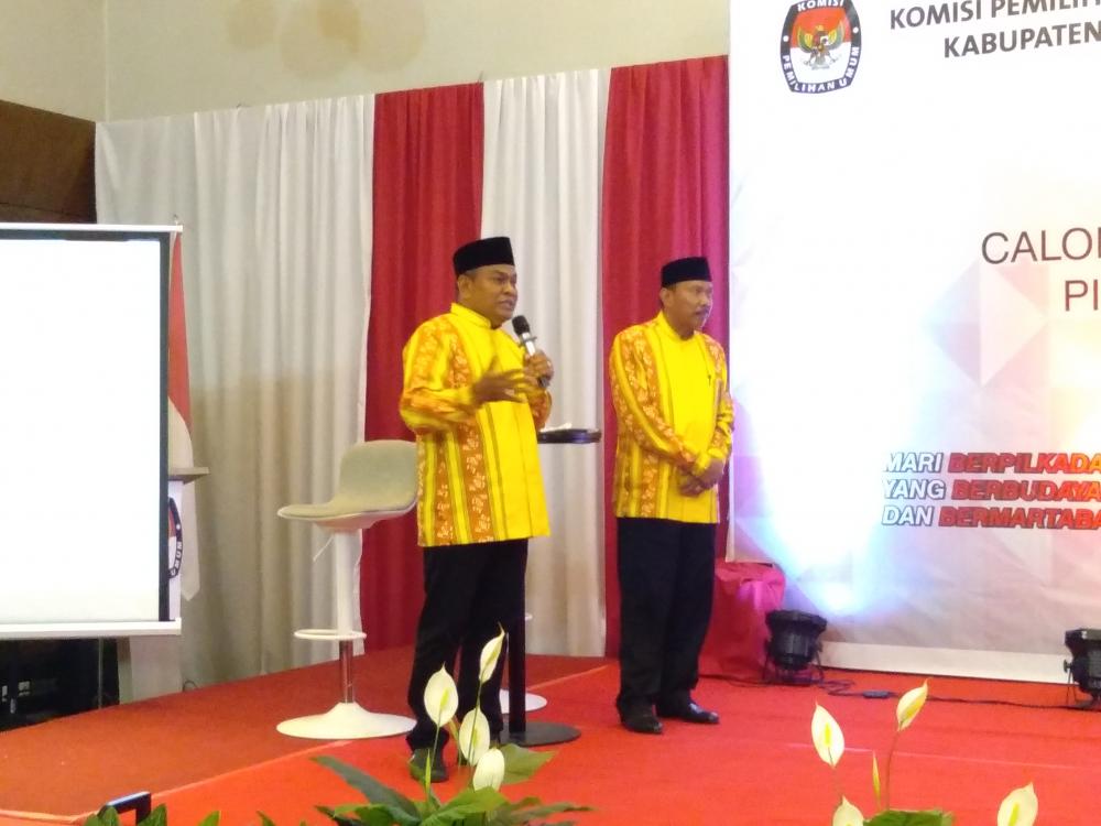 Ikuti Penajaman Visi Misi, Paslon Tafadal Jawab Lugas pertanyaan Panelis