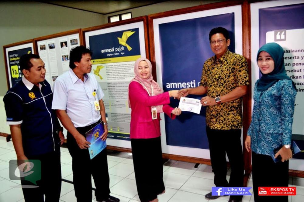 Wawali Basri Cek Laporan Tax Amnesty di KPP Pratama Bontang
