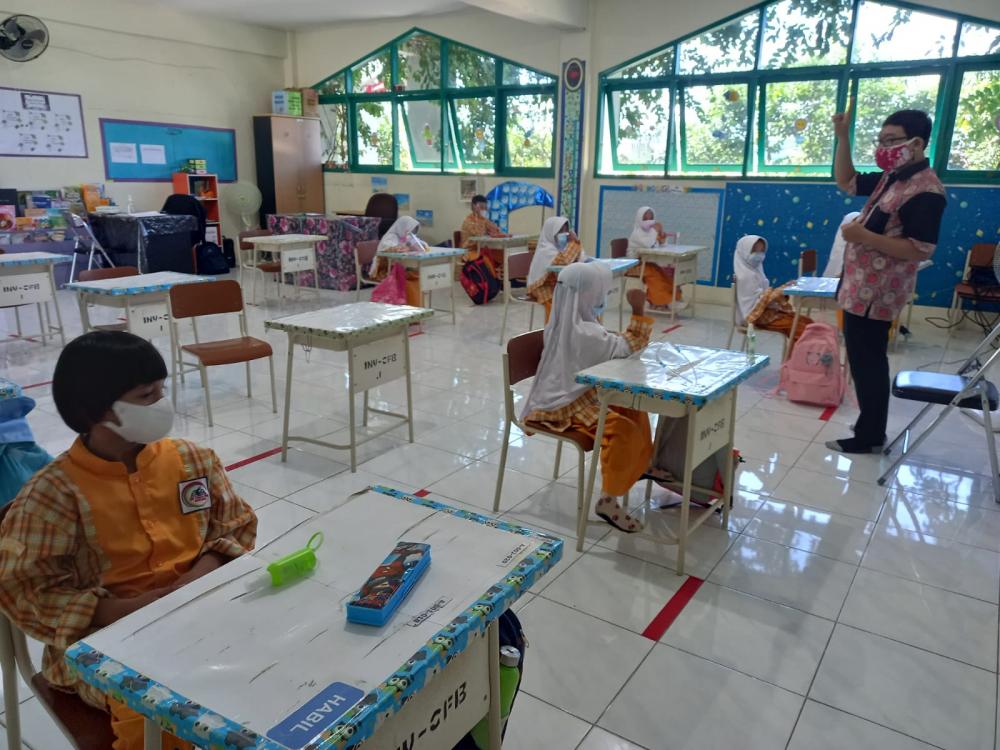 Terapkan Prokes, SD di Bontang PTM Selama Dua Hari Dalam Sepekan