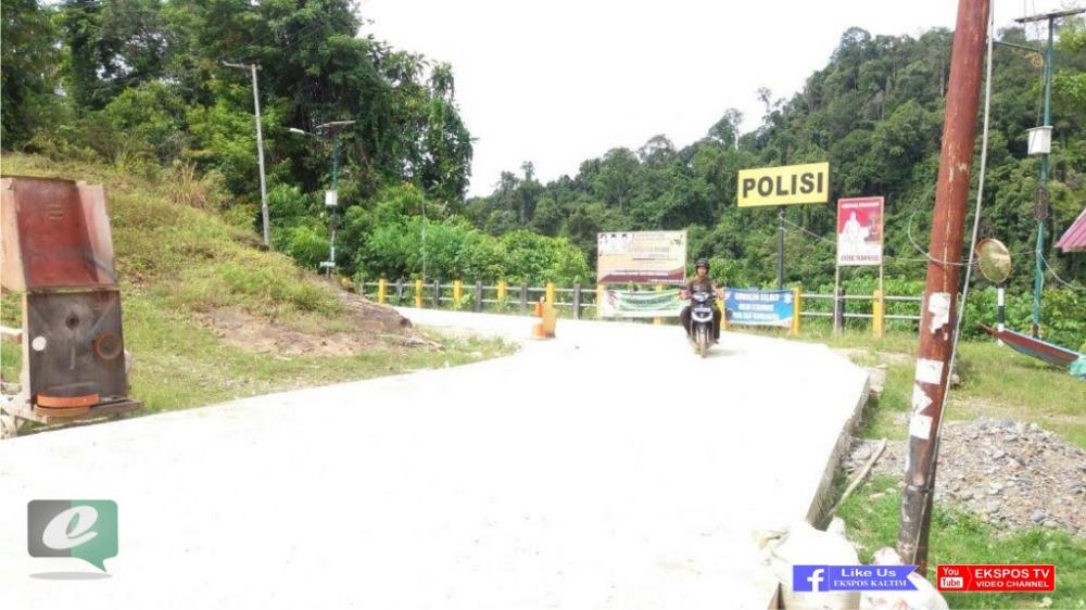 Waspada, Jalan Polsek Tikah Mahulu Rawan Kecelakaan, Perhatikan Marka Jalan
