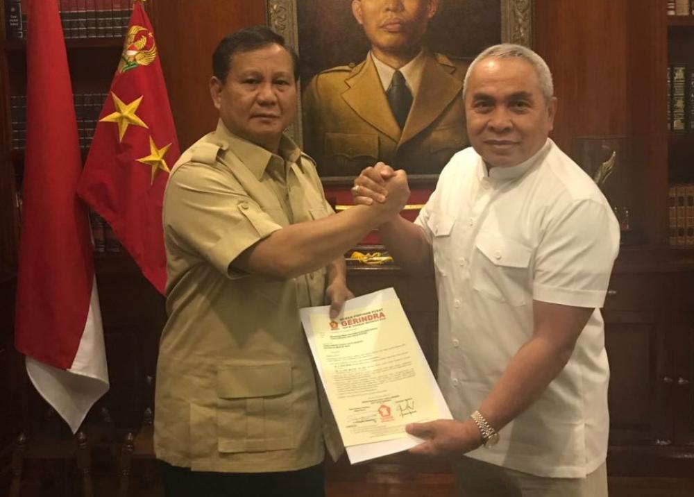 Prabowo Dukung Isran Noor di Pilgub Kaltim 2018?   