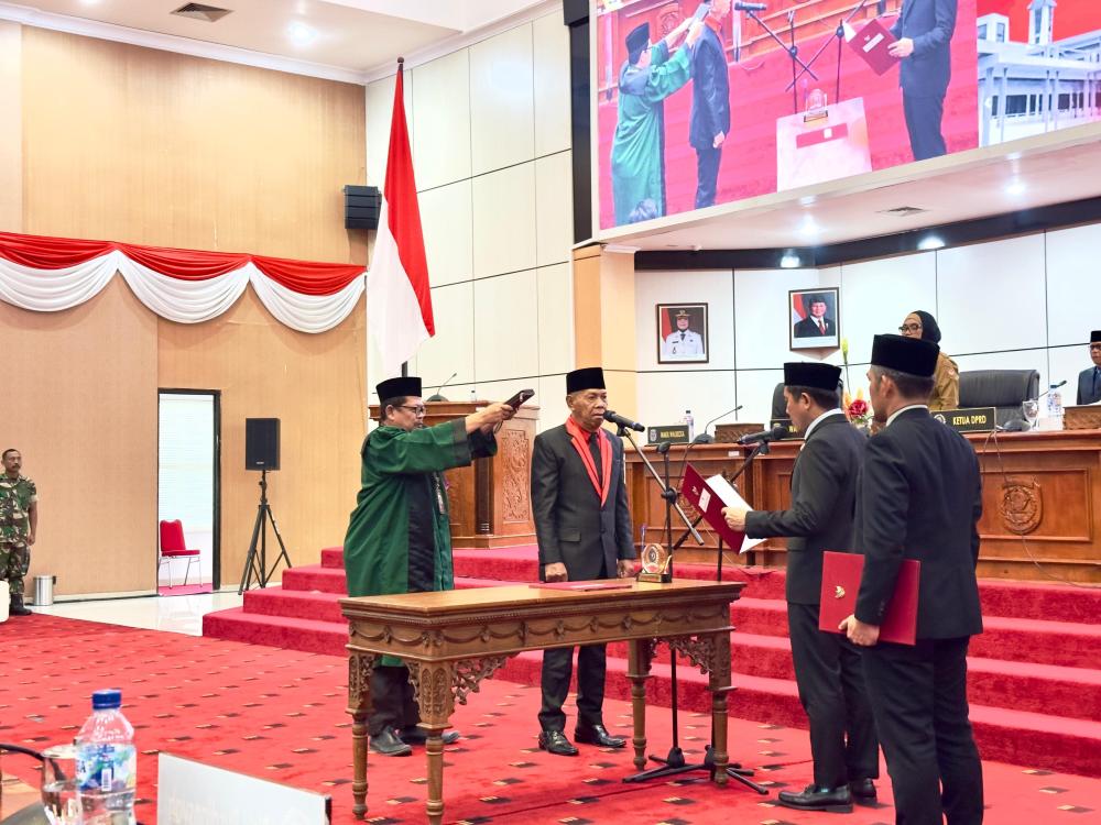 Gantikan Almarhum Maming, Sudiyo Resmi Dilantik Jadi Anggota DPRD Bontang