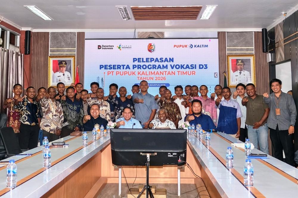Vokasi Industri D3 Pupuk Kaltim, Siapkan 24 Putra Putri Fakfak Jadi SDM Andal