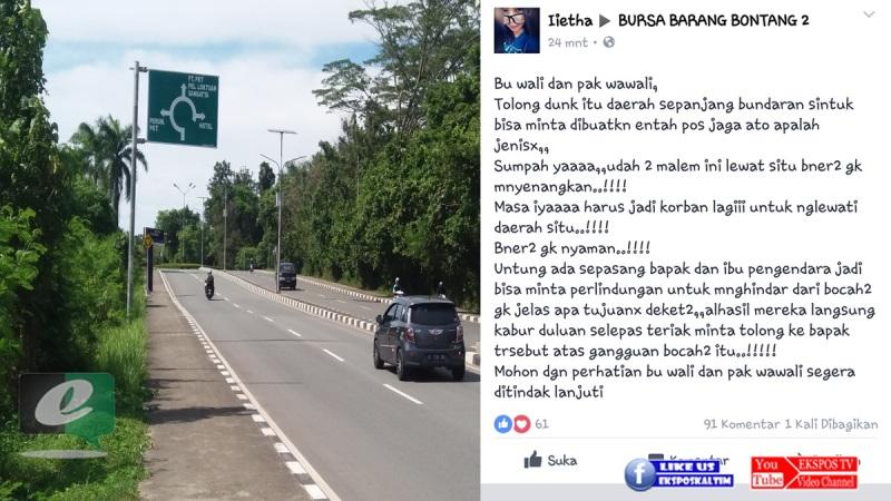 Dari Postingan di Medsos, Anggota Dewan Soroti Jalan Urea Loktuan 