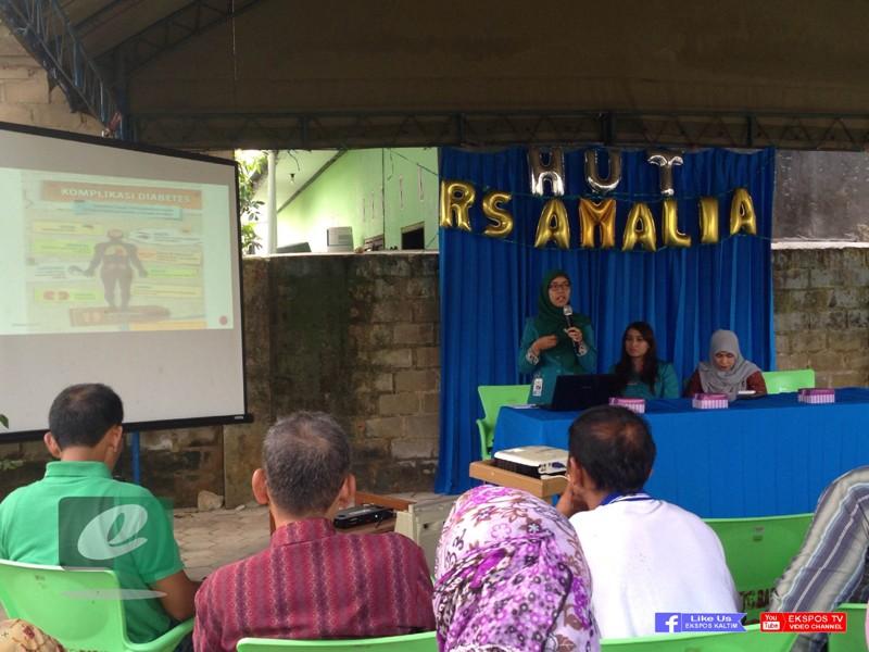 PERINGATI HUT KE - 5, RS AMALIA GELAR SOSIALISASI PENYAKIT TIDAK MENULAR