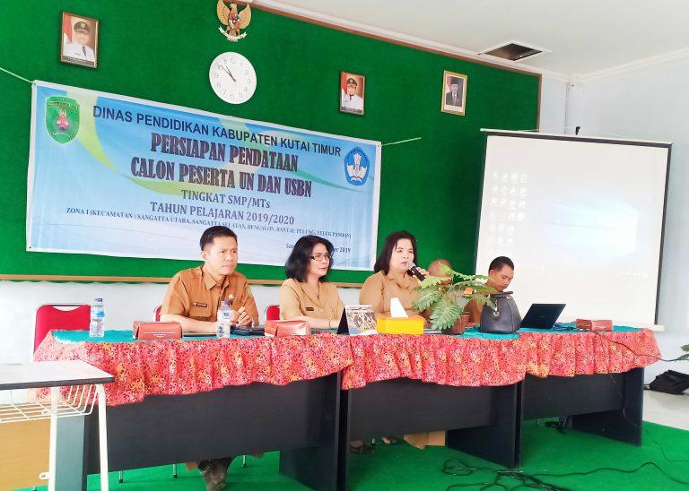 Disdik Kutim Sosialisasikan Pendataan Peserta UN dan USBN
