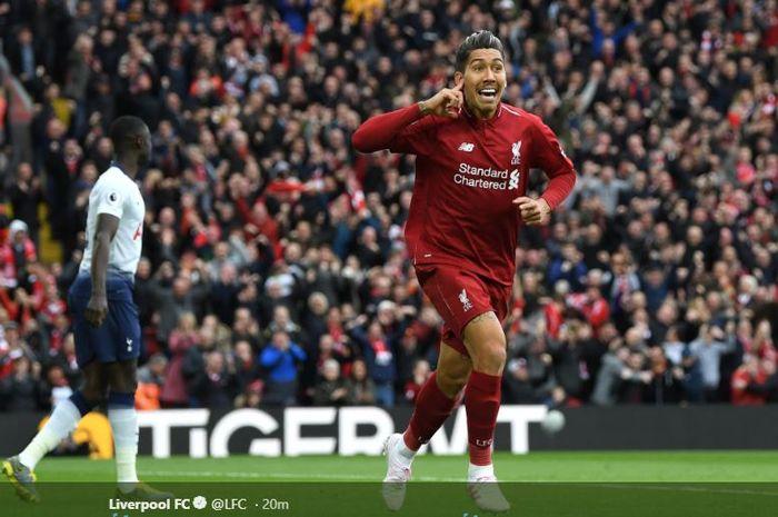 Liverpool Bungkam Tottenham, Firmino Akui Kecewa Berat