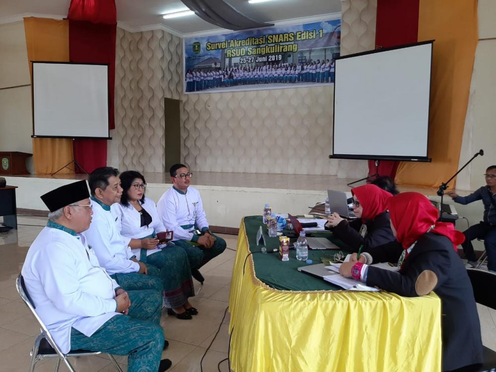 RSUD Sangkulirang Kutim Ikut Akreditasi