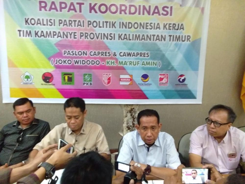 Matangkan Strategi, Timses Jokowi-Maruf di Kaltim Bakal Rapat Akbar
