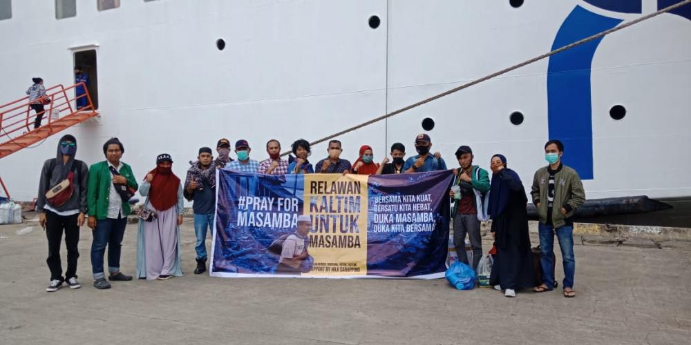 Peduli Masamba, KKLR Bontang Berangkatkan Relawan Salurkan Bantuan Masyarakat