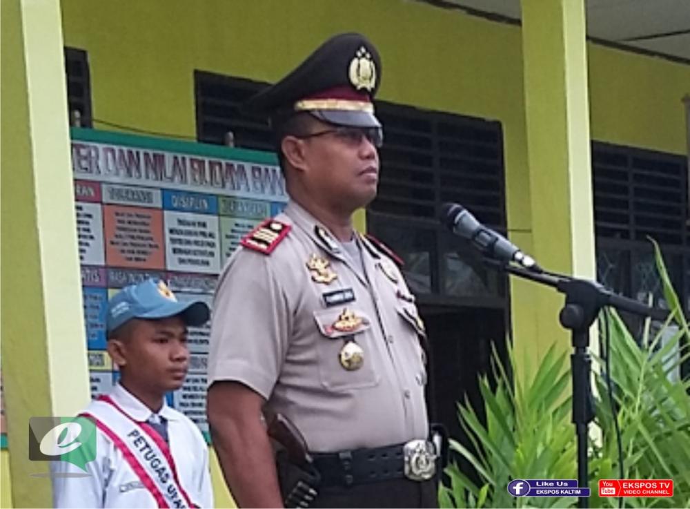 Ciptakan Generasi Sadar Hukum, Polsek Mangkutana Go To School