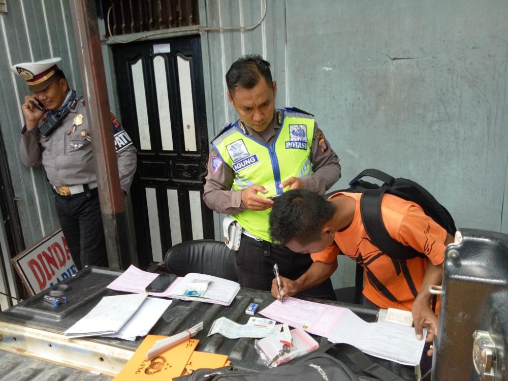 Tekan Laka Lantas, Sat Lantas Gelar Patroli Hunting System