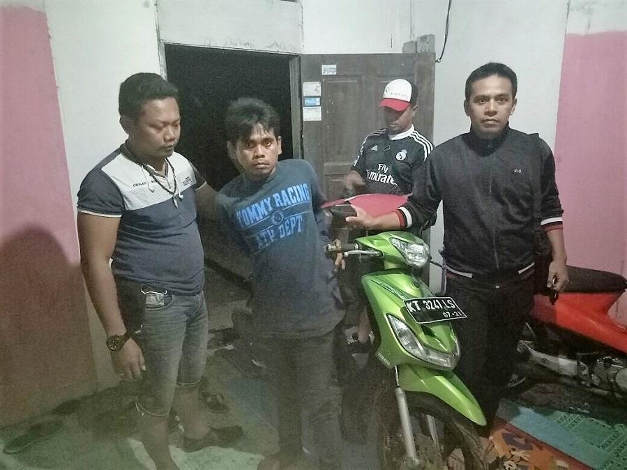 Terduga Penadah Motor Curian Dibekuk di Desa Loa Lepu