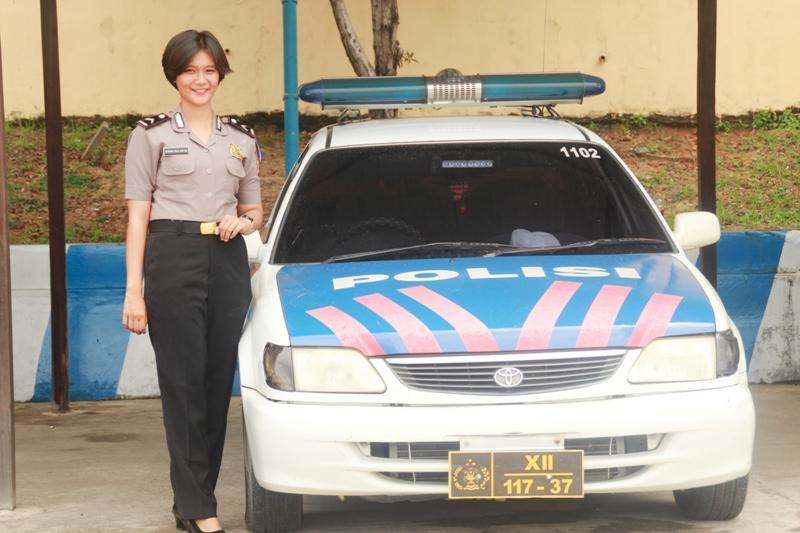 MENGENAL BRIPDA CENDANA MAJA BASTARI, POLWAN CANTIK TERMUDA DI POLRES BONTANG