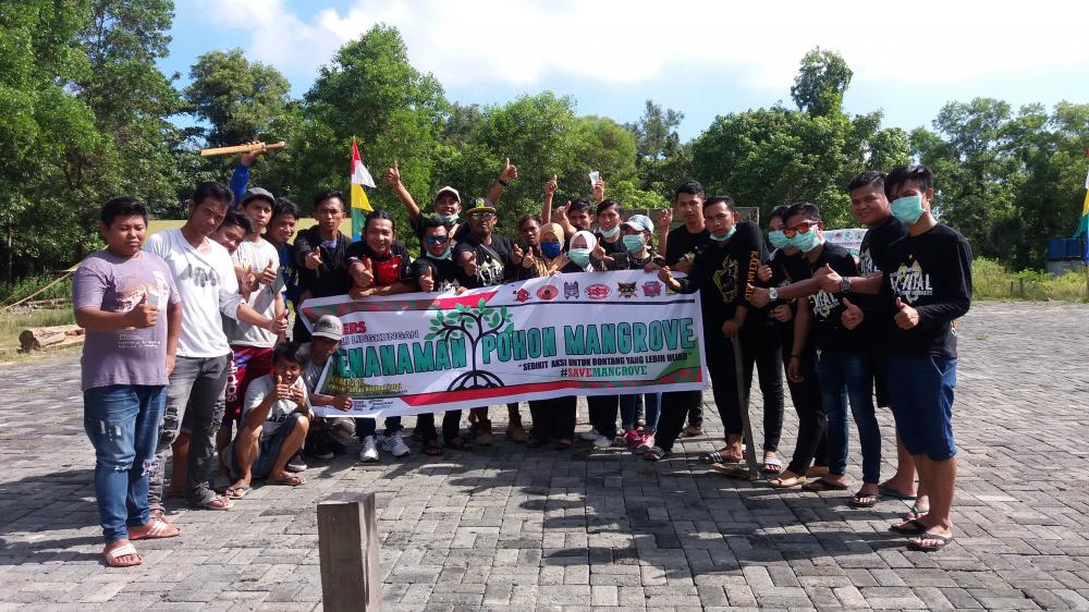  Dukung Bontang Menuju Green City, K-Vital Fams Community Tanam Mangrove