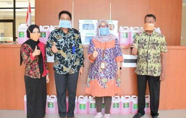 Camat Bontang Selatan Apresiasi Bantuan PKT Dalam Pencegahan Covid-19 