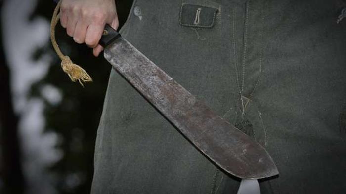 Viral! Dikeroyok Massa, Pria Berhelm Bacok Polisi 