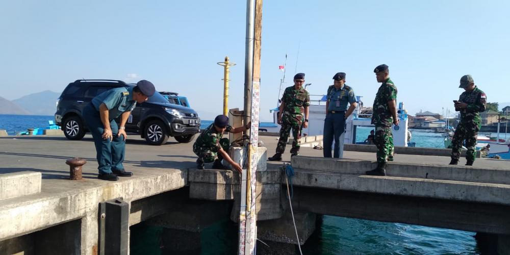 Pushidrosal TNI AL Perbarui Peta Laut Perairan Larantuka NTT
