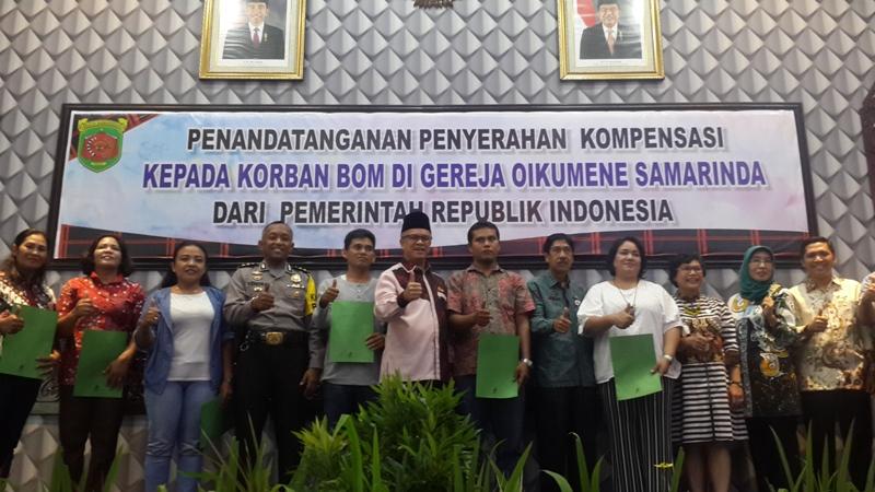 Korban Bom Samarinda Terima Kompensasi Rp 237 Juta 