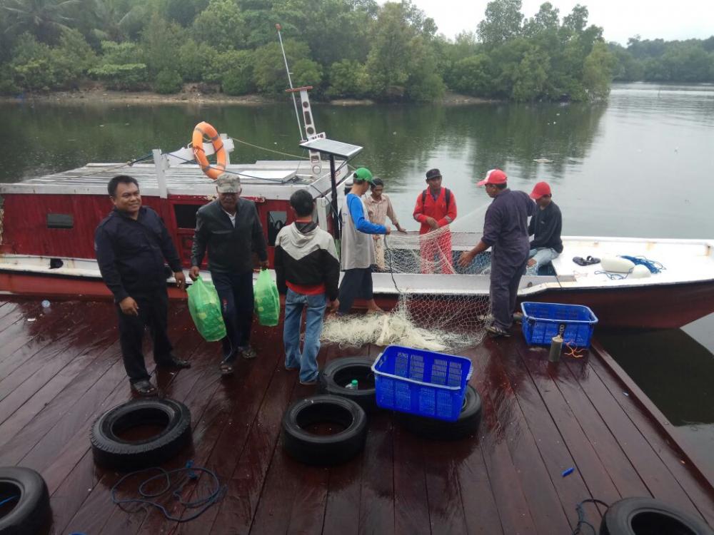 30 Nelayan di Bontang Lakukan Praktik Alat Tangkap Gillnet