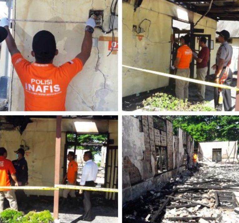 Kapolda Perintahkan Perbaikan Instalasi Listrik Sekolah Polisi yang Terbakar   