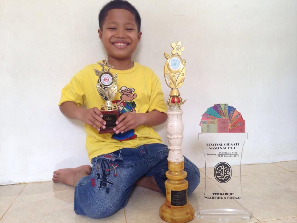 AGIF IANSYAH, HAFIDZ CILIK BERPRESTASI DARI BONTANG