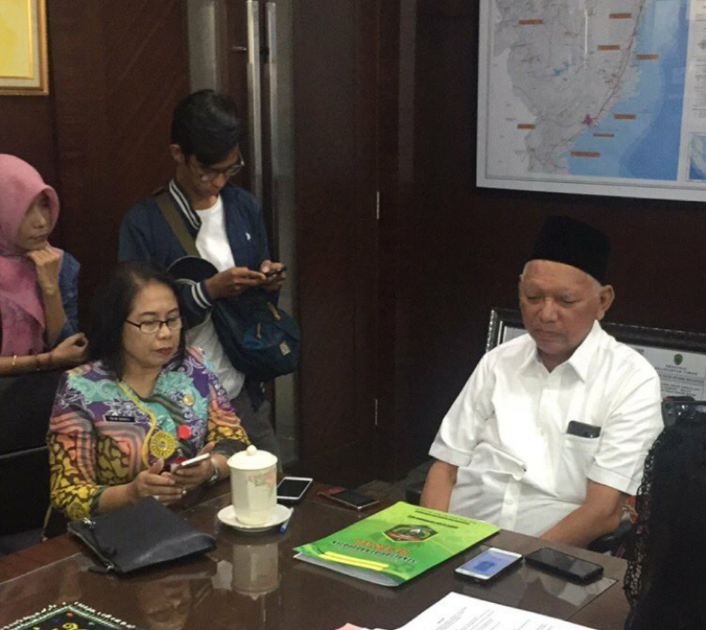 Tak Gubris Demo, Gubernur Awang Tegaskan Tetap Bangun Masjid Al Faruq