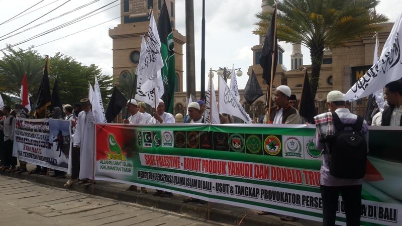 Aksi Bela Palestina dari Samarinda 