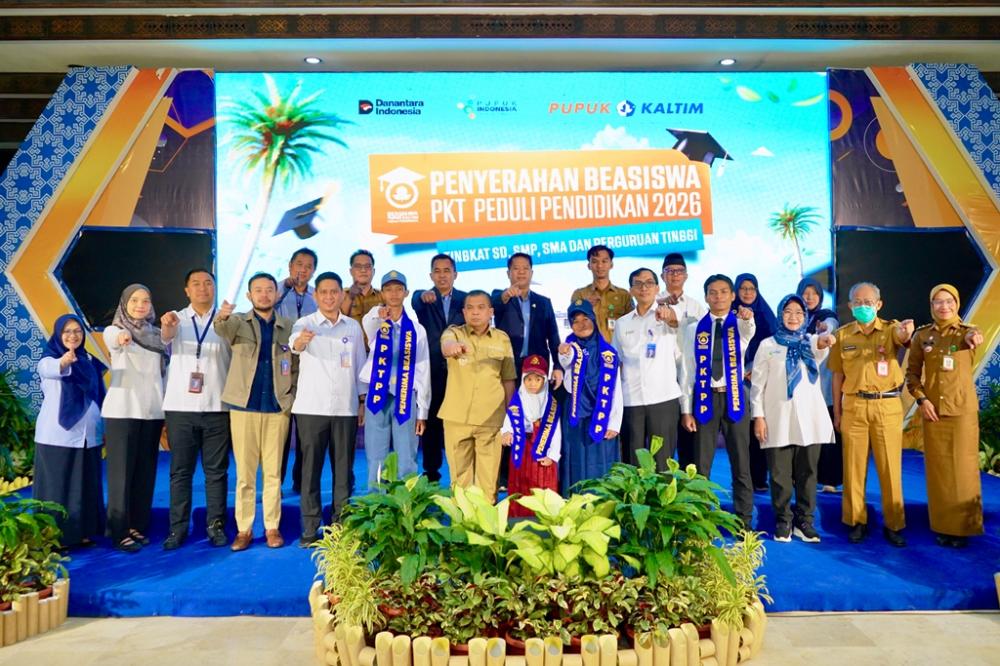 Pupuk Kaltim Gelontorkan Rp4,6 Miliar untuk 50 Beasiswa Anak di Bontang 