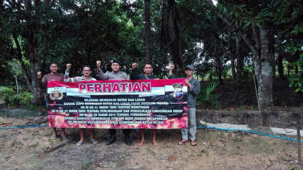  Atensi Karhutla di Daerah Lumbung Padi Kubar