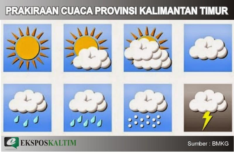 BMKG PREDIKSI DUA KOTA DI KALTIM AKAN HUJAN HINGGA ESOK HARI