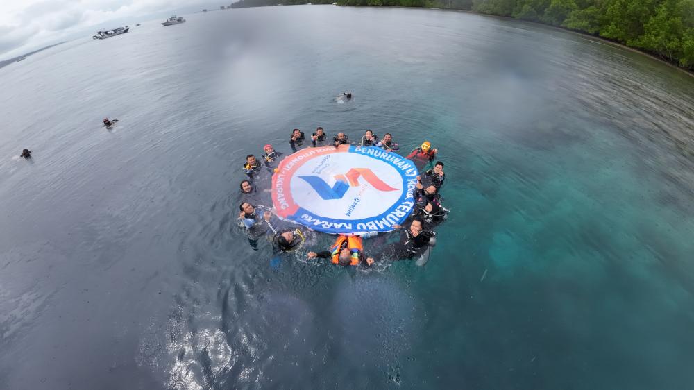 AKSI TERANG di Likupang, Pupuk Kaltim Rehabilitasi Terumbu Karang dan Edukasi Ekosistem Perairan 