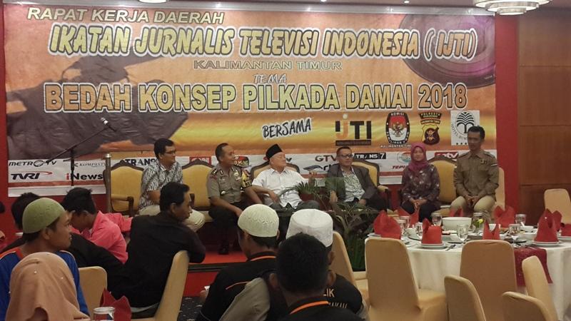 Rakerda IJTI Kaltim Usung Pilkada Damai 2018