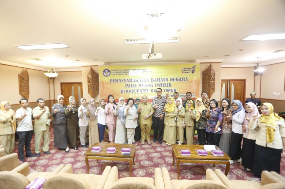 Kemendikbud Ajarkan Ejaan Bahasa yang Betul di Ruang Publik Kutim