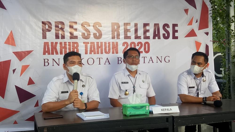 Selama 2020, BNNK Bontang Amankan Narkotika Senilai Rp 250 Juta