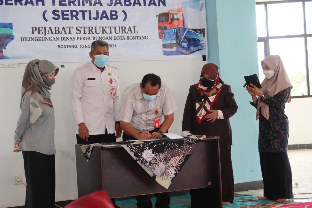 Selain Kadis, Tiga Posisi Strategis Dishub Bontang Diisi Pejabat Baru