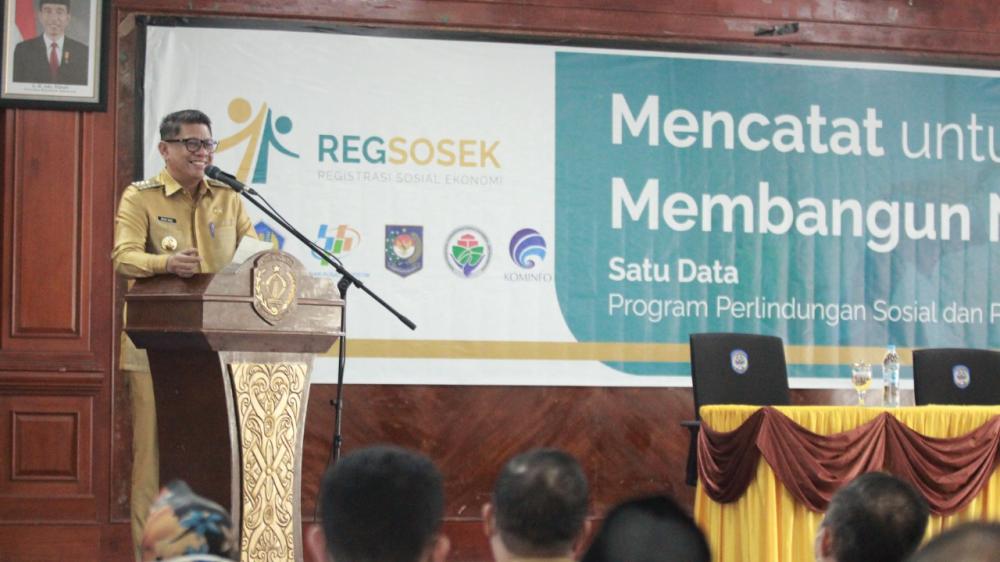 Wali Kota Basri Buka Kegiatan Rakor Regsosek BPS Bontang
